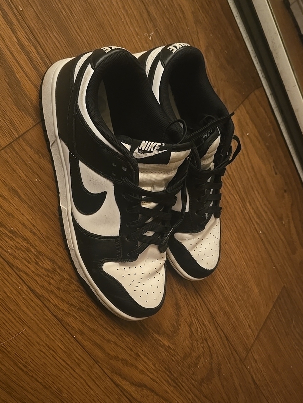 Nike Black and White Low-Top Sneakers
